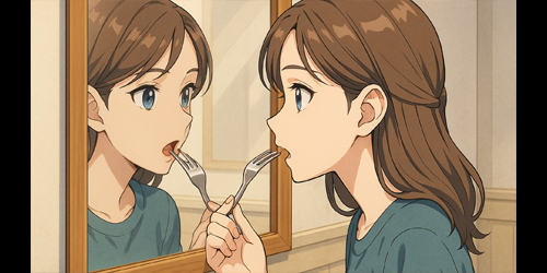 11食べ方を気を付ける人
